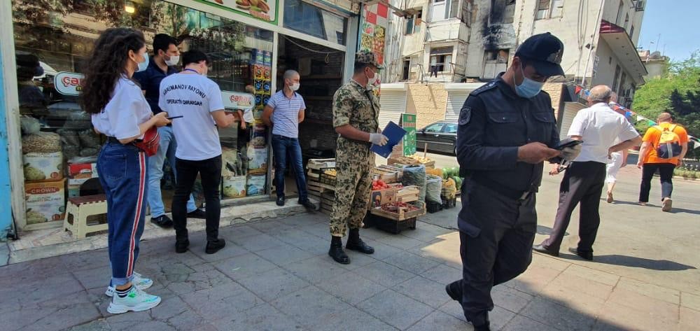 Nərimanov rayonunda reydlər davam edir - FOTO